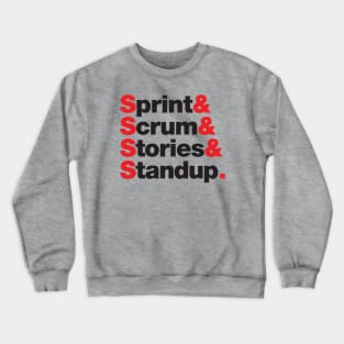 Agile Software Development Crewneck Sweatshirt